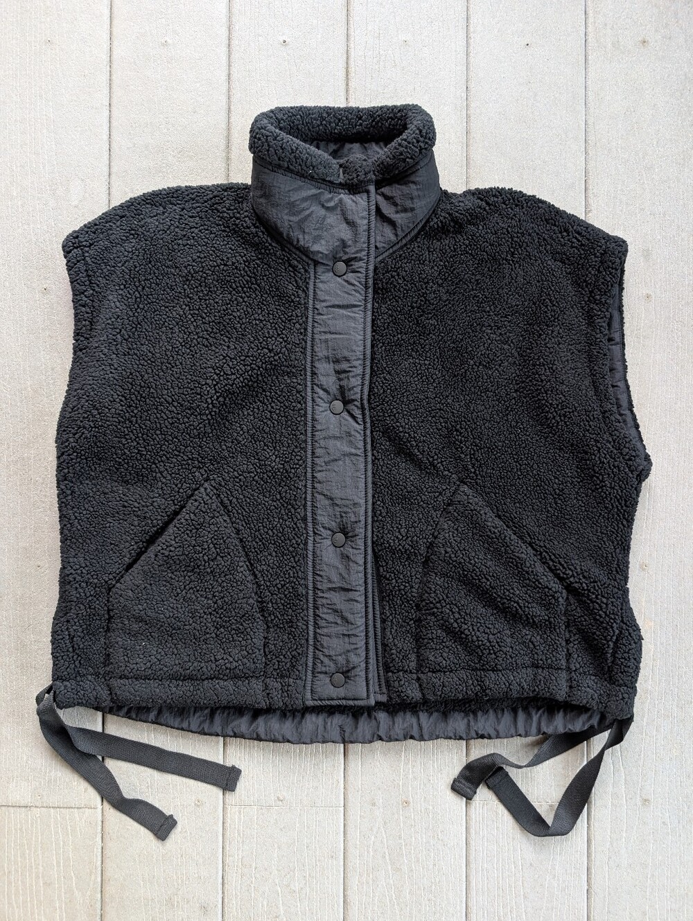 Free People Movement fleece vest/shawl